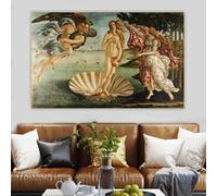 LTjiajuypd Sandro Botticelli《The Birth Of Venus》Canvas Prints Art Oil Painting Artwork Poster Picture Wall Background Home Decoration(80x120cm)