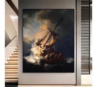 LTjiajuypd Ship Canvas Painting Wall Art Vintage Sailing Ships Poster boating ship Print Wall Art Picture for Living Room Home Decor 30x45CM Frameless