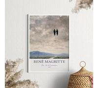 LTjiajuypd Surrealism Art Rene Magritte Artworks Poster Vintage Magritte Print Canvas Painting Living Room Home Wall Decor Mural(40x55cm)