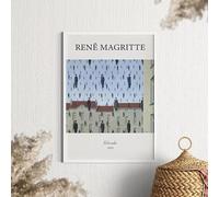 LTjiajuypd Surrealism Art Rene Magritte Artworks Poster Vintage Magritte Print Canvas Painting Living Room Home Wall Decor Mural(30x50cm)