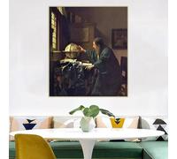LTjiajuypd The Astronomer, 1668 by an Open Window by Johannes Vermeer Canvas Prints Oil Painting Artwork Poster Picture Home Decor(50x60cm)