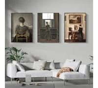 LTjiajuypd The Renaissance Women Portrait Poster Vintage Victorian Feminine Canvas Painting Fashion Wall Art Living Room Home Decor(50x70cm-3Pcs)