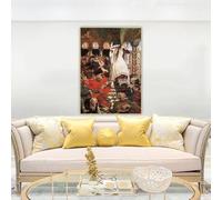 LTjiajuypd Viktor Vasnetsov《The Princess Who Never Smiled》Canvas Prints Art Oil Painting Artwork Poster Picture Wall Home Decor(40x50cm)