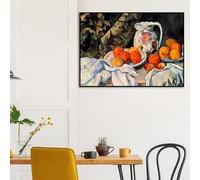 LTjiajuypd Vintage Paul Cezanne Artwork Still Life Apples Landscape Art Poster Canvas Painting Wall Print Picture Room Home Decor(70x100cm)