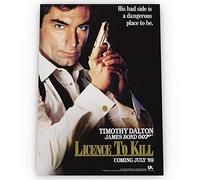 LTK James Bond POSTER Glossy Borderless of Various Sizes & Frame Option (A1 size 33.1 x 23.4 Inch / 841 x 594 mm, 03)