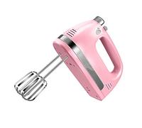 LTLCLZ Electric Hand Mixer 5 Speed Handheld Whisk with Turbo,350W 90 Seconds To Complete Stainless Steel Egg Whisk for Kitchen,Include Beaters And Dough Hooks,Pink