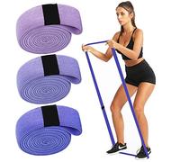 LTLCLZ Exercise Resistance Bands Women And Men Fabric Resistance Bands Set Fitness Strength Rubber Bands Gym Training Elastic Band,SetA