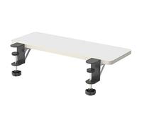 LTLJX Ergonomics Under Desk Extender Tray Clamp On Keyboard Drawer Table Mount Armrest Shelf Stand Computer Elbow Arm Support 25 * 9'',White