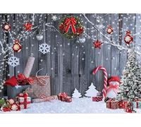 LTLYH 7x5ft Christmas Photography Backdrop Christmas Wall Decorations Backdrop Xmas Eve New Year Holiday Party Supplies Family Party Decoration Supplies Photo Props 344