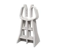 LTM CONCRETE Snap Rebar Chairs 2 inch (30 Pack) - Quick, Easy & Durable Support - Bar Sizes 3-5 - Heavy Duty Plastic Spacers - Made in USA