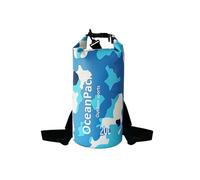 LTMGL Dry Bag Waterproof for Women, 5L/10L/20L Roll Top Lightweight Dry Storage Bag Backpack for Travel, Swimming, Boating, Kayaking, Camping & Beach (BLUE CAMO, 20L)