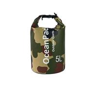 LTMGL Dry Bag Waterproof for Women, 5L/10L/20L Roll Top Lightweight Dry Storage Bag Backpack for Travel, Swimming, Boating, Kayaking, Camping & Beach (GREEN CAMO, 5L)