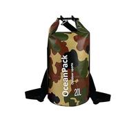 LTMGL Dry Bag Waterproof for Women, 5L/10L/20L Roll Top Lightweight Dry Storage Bag Backpack for Travel, Swimming, Boating, Kayaking, Camping & Beach (GREEN CAMO, 20L)
