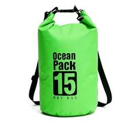 LTMGL Floating Waterproof Dry Bag 5L/10L/15L/20L for women-Lightweight&Durable Dry Sack Backpack for Kayaking, Swimming, Camping, Hiking-Soft&Abrasion-Resistant with Roll-Top Closure (GREEN, 15L)