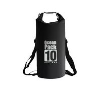 LTMGL Floating Waterproof Dry Bag 5L/10L/15L/20L for women-Lightweight&Durable Dry Sack Backpack for Kayaking, Swimming, Camping, Hiking-Soft&Abrasion-Resistant with Roll-Top Closure (BLACK, 10L)