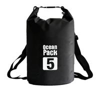 LTMGL Floating Waterproof Dry Bag 5L/10L/15L/20L for women-Lightweight&Durable Dry Sack Backpack for Kayaking, Swimming, Camping, Hiking-Soft&Abrasion-Resistant with Roll-Top Closure (BLACK, 5L)