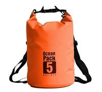 LTMGL Floating Waterproof Dry Bag 5L/10L/15L/20L for women-Lightweight&Durable Dry Sack Backpack for Kayaking, Swimming, Camping, Hiking-Soft&Abrasion-Resistant with Roll-Top Closure (ORANGE, 5L)