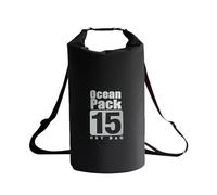 LTMGL Floating Waterproof Dry Bag 5L/10L/15L/20L, Roll Top Sack for Kayaking, Swimming, Camping, Hiking, Beach, Fishing, Diving Heavy Duty Straps (Multiple Colors Available) (BLACK, 15L)