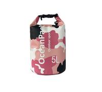 LTMGL Waterproof Dry Bag 5L/10L/20L for men- PVC Material, Camo Design, Single/Dual Shoulder Straps for Kayaking, Swimming, Beach, Boating & Outdoor Activities (PINK CAMO, 5L)