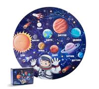 LTMMC Planet Jigsaw Puzzles, 71 Piece Space Puzzles Solar System for Kids | 3-8 Year Olds Boys Girls Space Toys, Educational Planet Toys That Turn Learning into an Exciting Puzzle Adventure for Kids