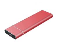 Ltmxy Mini 4TB 2TB SSD High Speed Hard Disk External M.2 Solid State Disk Mass Storage USB 3.1 Type-C Interface,500GB,red