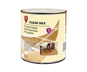 LTP Clear Wax |Sealing Polish for Wall, Floor Tiles and Stone Clear Finish|For use on travertine, limestone, sandstone, slate, tumbled marble, flamed granite, terracotta, quarry and brick -1L