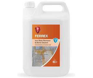 LTP Ferrex Iron Stain Remover & Stone Cleaner| removes Rust outbreaks, Rust discolouration & Cement Mortar Stains from Ferrous Hard Stones (5 Litre)