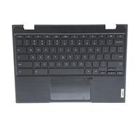 LTPRPTS Replacement for Lenovo 100e Chromebook 2nd Gen 81MA Laptop Upper Case Palmrest Keyboard Touchpad Assembly Part 5CB0T79741 Black