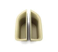 LTQSIV for Volvo XC70 V70 S80 Car Front Door Handle Storage Box Auto Interior Accessories 2pcs(Beige)