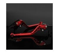 LTQSIV Motorcycle Handlebar Parts CNC Aluminum Adjustable Motorcycle Drum Brakes Right Left Levers For Vespa For Sportique PX LML PK ET3 For Primavera PX For Rally V90 T5 (177mm Red)