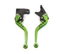 LTQSIV Motorcycle Handlebar Parts CNC Aluminum Adjustable Motorcycle Drum Brakes Right Left Levers For Vespa For Sportique PX LML PK ET3 For Primavera PX For Rally V90 T5 (147mm Green)