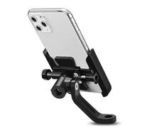 LTQSIV Motorcycle Phone Mount For Y&amaha T-Max 500 TMAX 500 560 TMax 530 Motorcycle Accessories Mobile Phone Holder GPS Navigation Mounting Bracket Navigation Holder(Mirror type Black)