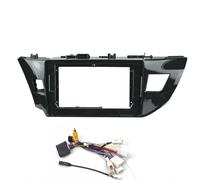 LTQSIV Stereo Panel Frame 10.1 Inch Car Fascia For TOYOTA US For Corolla For Levin 2013-2018 Stereo Panel Canbus Box Cable Dash Installation Double Din DVD Frame(Frame canbus cable)
