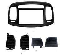 LTQSIV Stereo Panel Frame 7inch Car Radio Fascia For 2006-2011 For Hyundai For Accent Panel Dash Kit Install Trim Fascia Air Conditioning Outlet(A set 4pcs-frame)