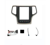 LTQSIV Stereo Panel Frame 9.7 Inch Car Audio Frame Car Radio Fascia GPS Navigation Fascia Panel Adapter Canbus For Jeep For Grand For Cherokee 2014-2017