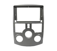 LTQSIV Stereo Panel Frame 9 Inch Car Radio Fascia Frame 2DIN Install Panel Dashboard For TOYOTA For RUSH For DAIHATSU For TERIOS For MANULA AC 2006-2016(Grey Frame)
