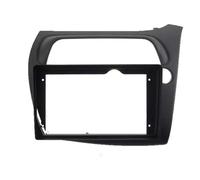 LTQSIV Stereo Panel Frame 9 Inch Car Radio Frame For Hatchback-Civic 2005-2011 LHD RHD Trim Panel Mount Kit Installation 2 Din Stereo(Frame LHD Cable)
