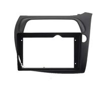 LTQSIV Stereo Panel Frame 9 Inch Car Radio Frame For Hatchback For Civic 2005-2011 LHD RHD Trim Panel Mount Kit Installation 2 Din Stereo(Frame RHD Cable)