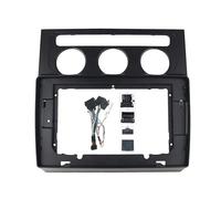 LTQSIV Stereo Panel Frame Car Radio Fascias Frame For VW For Touran 2004-2015 9 Inch Stereo Panel Wiring Harness Power Cable Canbus Mount Kit(Frame AT canbus)
