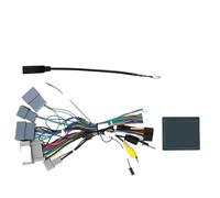 LTQSIV Stereo Panel Frame For 2014 For Vezel For HR-V XR-V 9INCH Car Radio Android Stereo Video Frame Panel Fascia Audio Player Screen Cable Harness Canbus(2014-2019 cable)