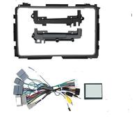 LTQSIV Stereo Panel Frame For 2014 For Vezel For HR-V XR-V 9INCH Car Radio Android Stereo Video Frame Panel Fascia Audio Player Screen Cable Harness Canbus(2014 frame and cable)