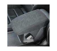 LTQSIV Storage Box For VW For Golf 8 MK8 2020 2021 2022 2023 2024 Car Armrest Box Protective Cover Auto Accessories Interior Pad Car Accessories(Suede black,2020-2024 mk8)