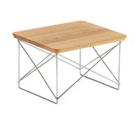 LTR Side Table - Chrome-pleated base - Charles & Ray Eames, 1950 Oak one size