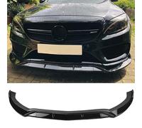 LTSRLL Car Front Spoiler Splitter for Mercedes-Benz Classe C W205 Sport 2015 2016 2017 2018 C400 C200, Front Bumper Lip Diffuser Protector Body Kit, Car Styling Accessories