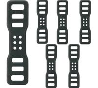 LTSVBO 6 Pcs Bike Silicone Band , Cycling Bicycle Rubber Straps - Elastic Mounting Straps for Flashlights Phones Speakers Lights, Universal Handlebar Accessory Holder for Bicycle Light Sets