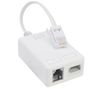 ltteea ADSL Filter Microfilter for Broadband/Phone, BT Plug to ADSL RJ11 Connector, Broadband Internet Microfilter Splitter for BT Sky Talktalk Landline Modem Router Wifi Telephone Fax