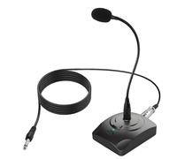 ltteea Microphone for PC Plug & Play 6.5mm Cable Computer Microphone with Noise Cancelling,Mute Button,360° Adjustable Gooseneck for Desktop,Mac,Windows,PS4,Gaming,Streaming,Podcasting(5m)
