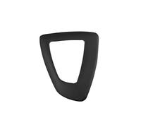 Ltusgt Center Control Board Cover for BMW F20 F30 F31 F34 2012 2013 2014 2015 2016 2017 Car Interior Accessory ABS Leather Gear Shift Frame Decorative Trim Cover(Dark Gray)