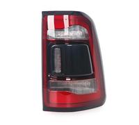 Ltusgt For Dodge For Ram 1500 2019-2021 Blind Spot With LED Black Trim Tail Light Lamp Fog Turn Signal Warning Stop Brake Rear Tail Light Assembly(Right)