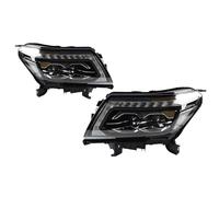 Ltusgt Front Light Assembly Assy For Navara For NP300 2017-2021 2 PCS Auto Car Head Light Parts Modified LED Lamps Headlights DRL Dual Projector Facelift